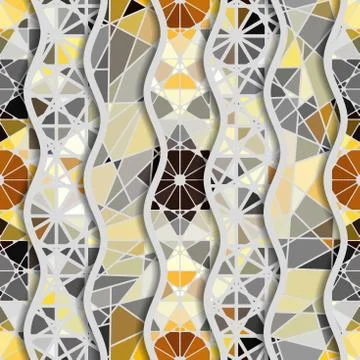 Geometric abstract pattern. Stock Illustration