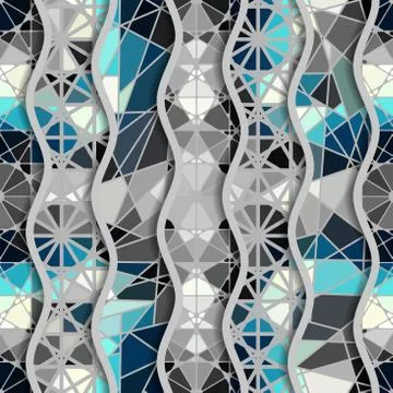 Geometric abstract pattern. Stock-Illustration