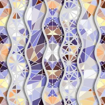 Geometric abstract pattern. Stock Illustration