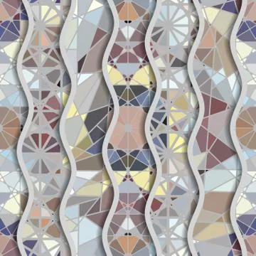 Geometric abstract pattern. Stock Illustration