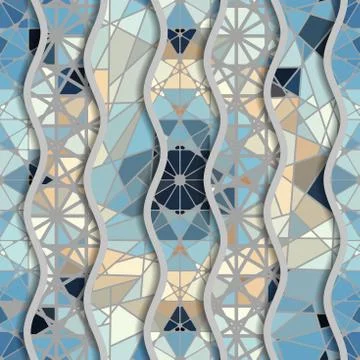 Geometric abstract pattern. Stockillustratie