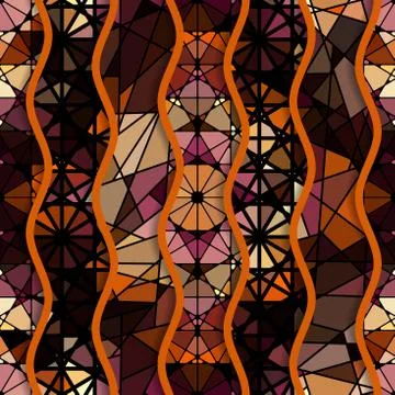 Geometric abstract pattern. Stock Illustration