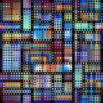Geometric abstract pattern. Stock Illustration