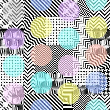 Geometric abstract pattern. 库存插图