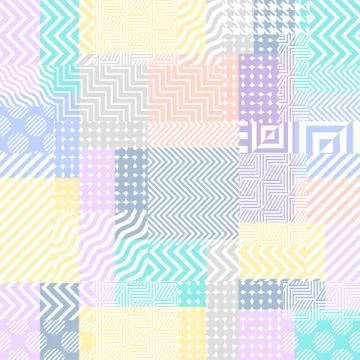 Geometric abstract pattern. 库存插图