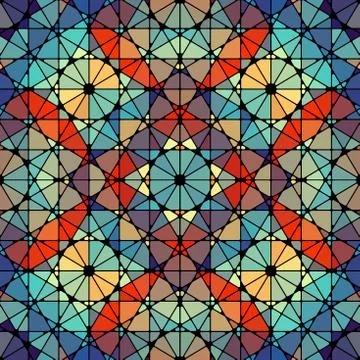 Geometric abstract pattern. Stock Illustration