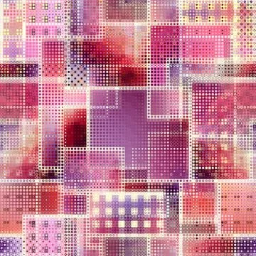Geometric abstract pattern. 库存插图