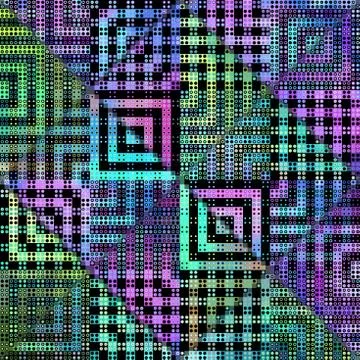 Geometric abstract pattern. Stock Illustration