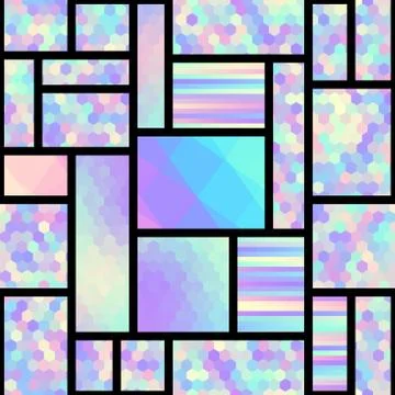 Geometric abstract pattern. 库存插图