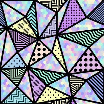 Geometric abstract pattern. イラスト素材