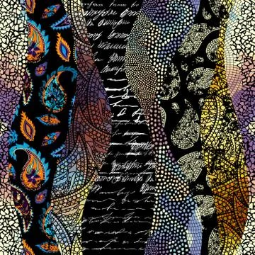 Geometric abstract pattern. Illustrazione stock