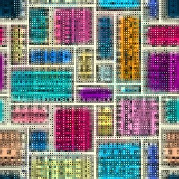 Geometric abstract pattern. イラスト素材