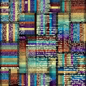 Geometric abstract pattern. Stock Illustration