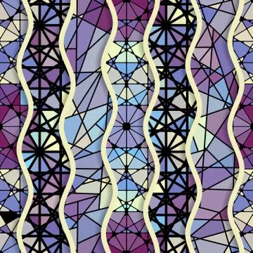 Geometric abstract pattern. Stock Illustration