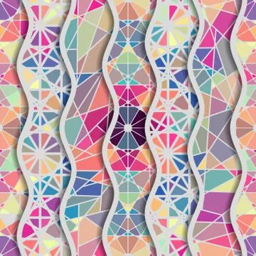 Geometric abstract pattern. Stock Illustration