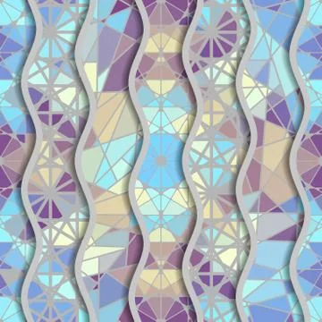 Geometric abstract pattern. Stock Illustration