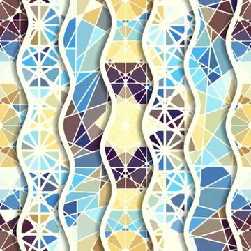 Geometric abstract pattern. Stock Illustration
