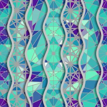 Geometric abstract pattern. Stock Illustration