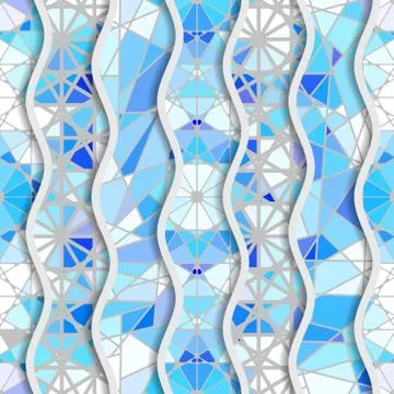 Geometric abstract pattern. Stock Illustration