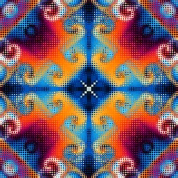 Geometric abstract pattern. Stock Illustration