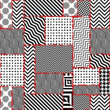 Geometric abstract pattern. 库存插图