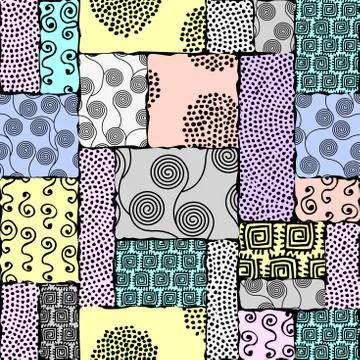 Geometric abstract pattern. Stock Illustration