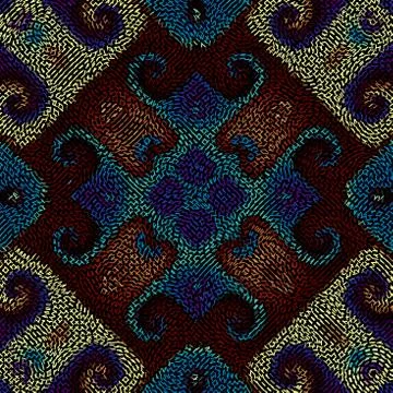 Geometric abstract pattern. Stock Illustration