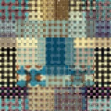 Geometric abstract pattern. Stock Illustration
