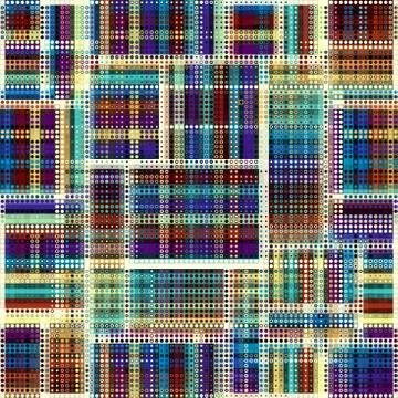 Geometric abstract pattern. Stock Illustration