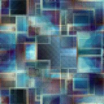 Geometric abstract pattern. 库存插图