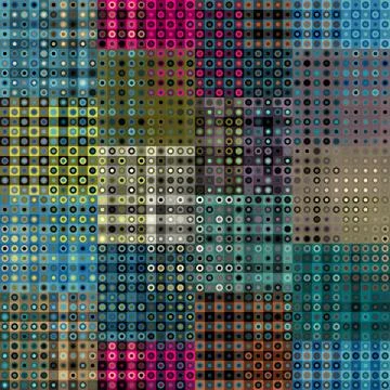 Geometric abstract pattern. 库存插图