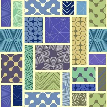 Geometric abstract pattern. Illustrazione stock