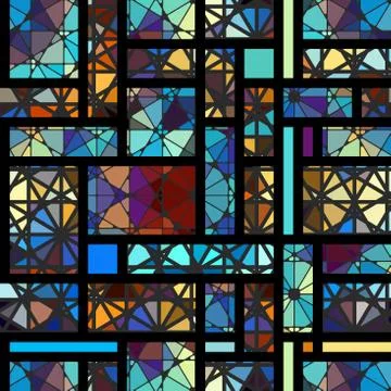 Geometric abstract pattern. Stockillustratie