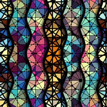 Geometric abstract pattern. Stock Illustration
