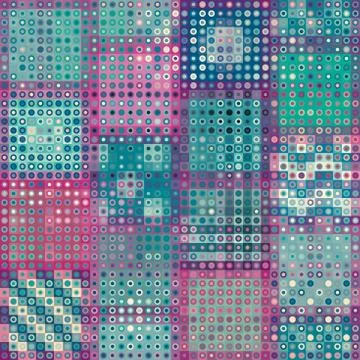 Geometric abstract pattern. Stock Illustration