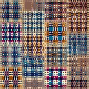 Geometric abstract pattern. 스톡 일러스트