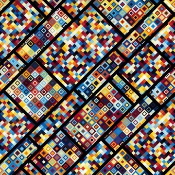 Geometric abstract pattern. Stockillustratie