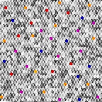 Geometric abstract pattern. Illustrazione stock