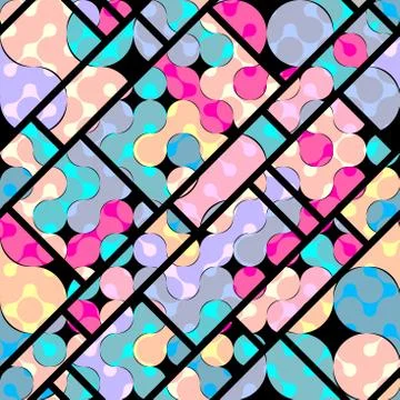Geometric abstract pattern. Stock Illustration