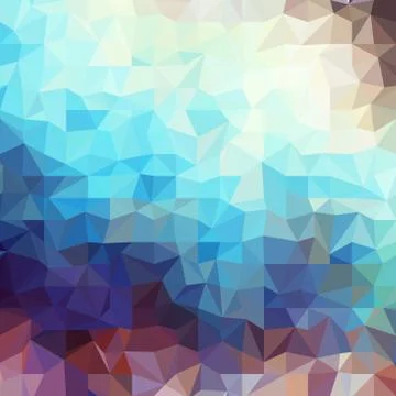 Geometric abstract pattern in low poly style. Stock Illustration