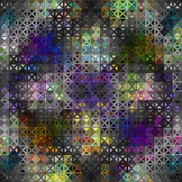 Geometric abstract pattern in low poly style. Illustrazione stock