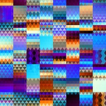 Geometric abstract pattern in low poly style. Stock Illustration