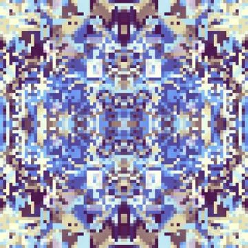 Geometric abstract pattern in low poly style. Illustrazione stock