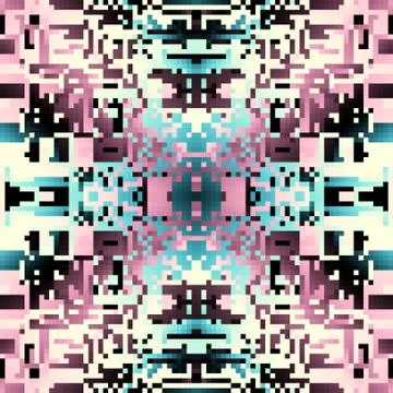 Geometric abstract pattern in low poly style. Illustrazione stock