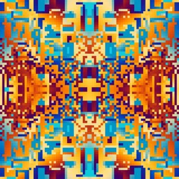 Geometric abstract pattern in low poly style. Stock Illustration