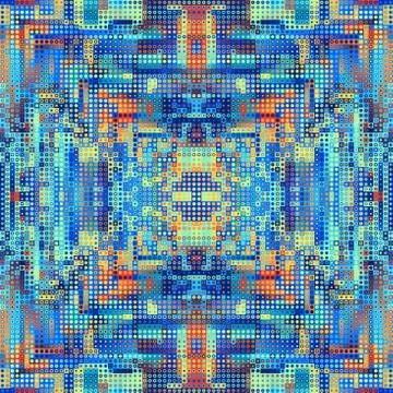 Geometric abstract pattern in low poly style. Stock Illustration