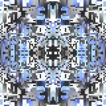 Geometric abstract pattern in low poly style. Illustrazione stock