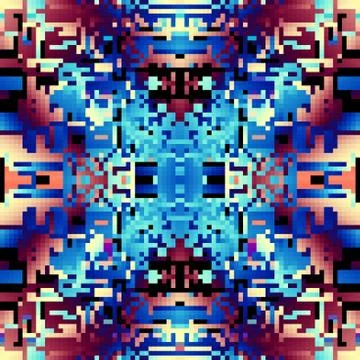 Geometric abstract pattern in low poly style. Illustrazione stock