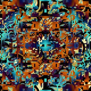 Geometric abstract pattern in low poly style. 스톡 일러스트