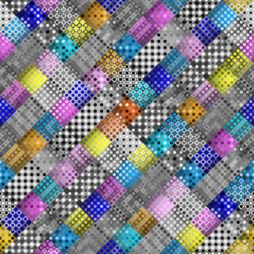 Geometric abstract pattern in low poly style. Illustrazione stock